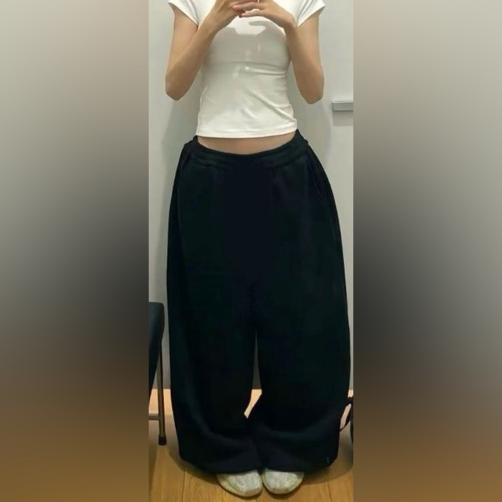 Sweatpants Oversized Fit Black xxl